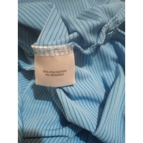 Peter Millar Summer Comfort Polo Shirt Men’s 2XL Blue Stripe Performance Golf - Picture 9 of 11